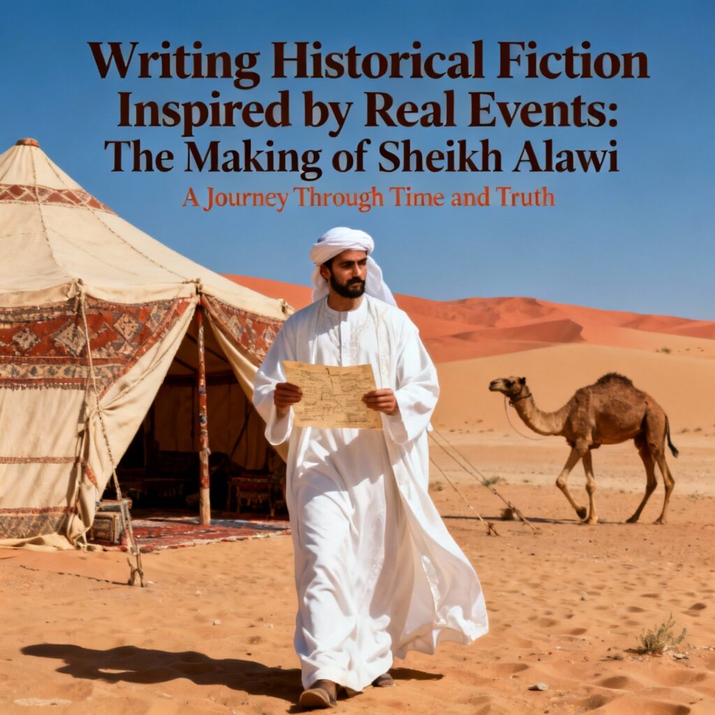 Writing historical fiction inspired by real events — the making of Sheikh Alawi: The Black Scorpion