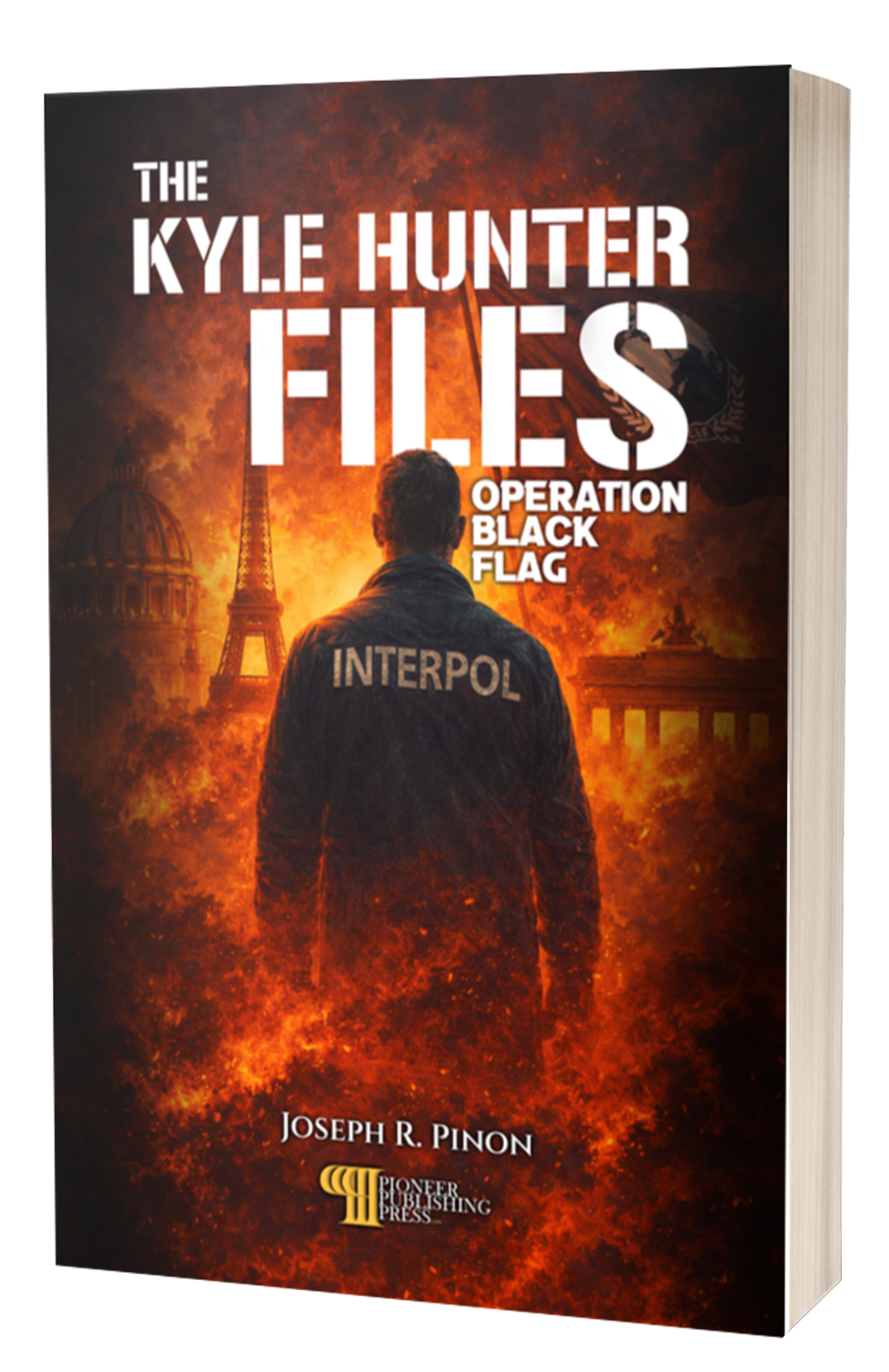 The Kyle Hunter Files: Operation Black Flag paperback — crime and espionage thriller